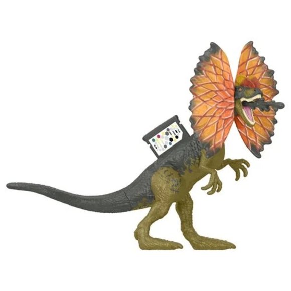 NEW!  Jurassic World: Camp Cretaceous Claire and Dilophosaurus Action Figure Set - Picture 2 of 4